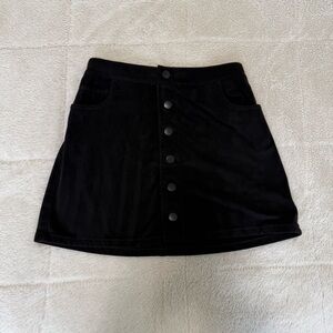 Express Faux Suede Mini Skirt